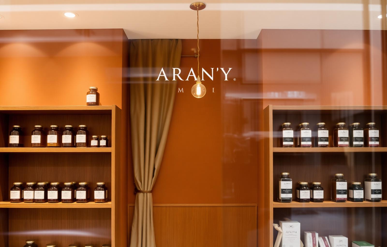 Aranya flagship apothecary interior