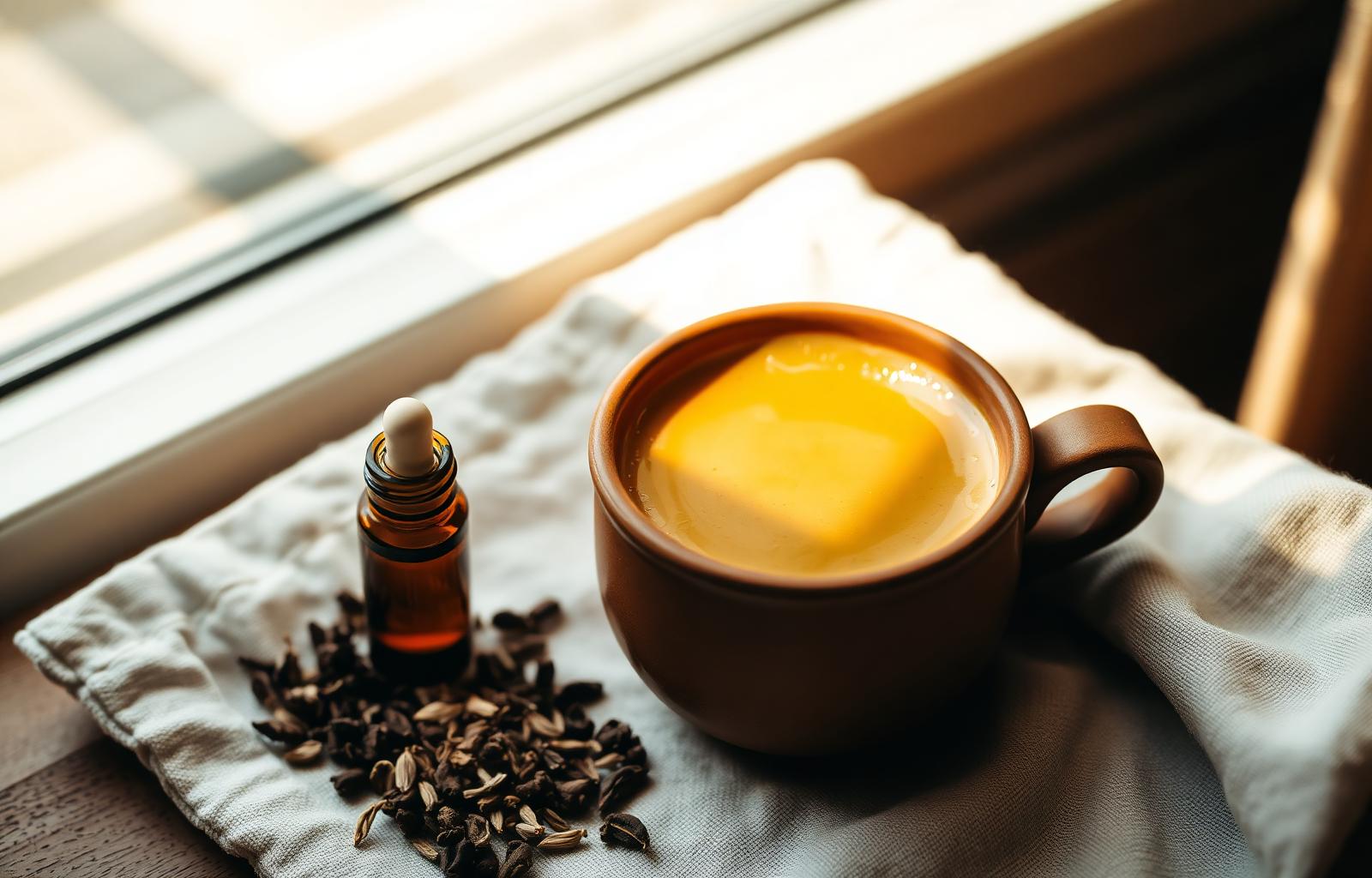 Morning ritual — golden latte